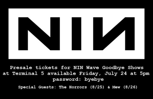 Nine Inch Nails at Teminal 5