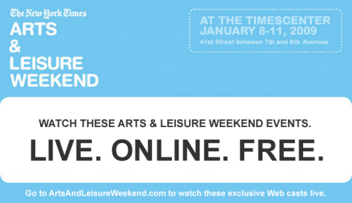 Arts and Leisure Weekend
