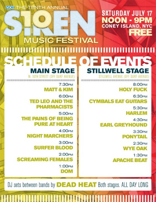 10th Annual Siren Festival
