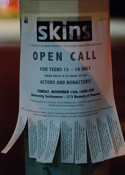 Skins USA Open Casting Call