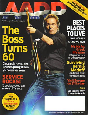 Bruce Springsteen AARP cover