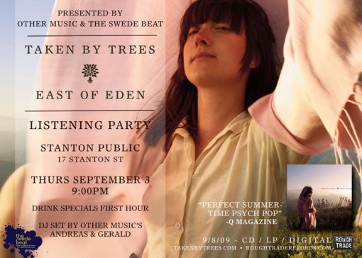 Taken By Trees Listening Party