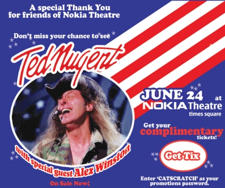 Ted Nugent at Nokia Theatre