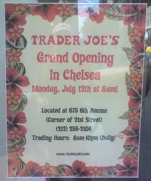 Trader Joe's Chelsea